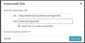 External Hyperlink